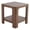 Walnut, variant on NPD Furniture Trevin KD Side/End Table with Open Shelf in Weathered Sand