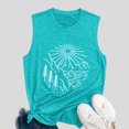 thumbnail image 3 of WEIWEN Womens Tank Tops Summer Casual Hiking Mountain Camping Workout Tank Tops Woman Running Vest Dressy Gym Athletic Sleeveless Shirts for Women Fitness Clothing Mint Green, S, 3 of 3