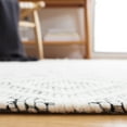 thumbnail image 6 of SAFAVIEH Marbella Chelsey Diamond Area Rug, Ivory/Black, 8' x 10', 6 of 10