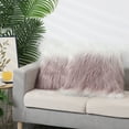 thumbnail image 6 of REGALWOVEN Faux Fur Throw Pillow Covers Soft Warm Fuzzy Cushion Covers Plush Gradient Decorative Pillowcase Pink 18" x 18", 6 of 6