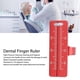 thumbnail image 4 of Regla de dedo de medición dental regla de dedo de medición Endo precisa roja para clínicas dentales para adultos, 4 of 8