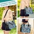 thumbnail image 5 of Lunch Bag Insulated Lunch Box Leakproof Reusable Cooler Tote Adjustable Shoulder Strap for Men Women Elephant Zebra Tiger Bear Dolphin 9L, 5 of 6