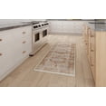 thumbnail image 3 of Mainstays Modern Contemporary Pattern Textured White, Machine Washable Accent Runner Mat 2X5, Ideal for Hallway, Bedroom, Kitchen, and Laundry Room, 3 of 5