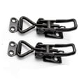 thumbnail image 1 of Adjustable Toggle Clip, Stainless Steel Toggle Latch, Vertical Toggle Clamp Latch, Metal Case Latch For Suitcases, Luggage And Closets (black) 2pcs Ji, 1 of 3
