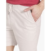 Chaps Mens Stretch Oxford Pullon Short, Sizes S-2XL, 7 Inseam
