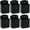 black-6pcs, variant on 3 Packs Remote Control Holder Wall Mount, TV Remote Holder, Self Adhesive Controller Holder, Wall Pen Holder Storage Accessories for Home Office School -Black