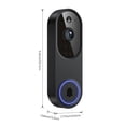 thumbnail image 6 of Rebelduck Video Doorbell Camera, Battery Powered, AI Human and Motion Detection, 2 Way Talk, Night Vision, Cloud Storage (Sold Separately), 2.4G WiFi Only, Indoor/Outdoor Surveillance, 6 of 7