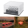 thumbnail image 4 of Solar Glass Brick Light LED Waterproof In Ground Buried Ice Landscape Lamp for Outdoor Yard, 4 of 8