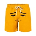 thumbnail image 4 of Swim Trunks for Boys Toddler Solid Color Print Breathable Pocket Shorts 1Pc, 4 of 7