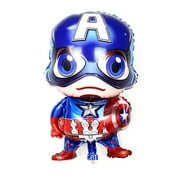 Cartoon Marvel League of Legends balloon, Iron Man, Captain America, Spider-Man, Aluminum film balloon