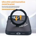 thumbnail image 5 of llytechgroup Magnetic Case for iPhone 14, Built-in Ring Holder Kickstand Support Wireless Charging Slim Fit Shockproof Protective Back Cover Bumper for iPhone 14, Black, 5 of 5