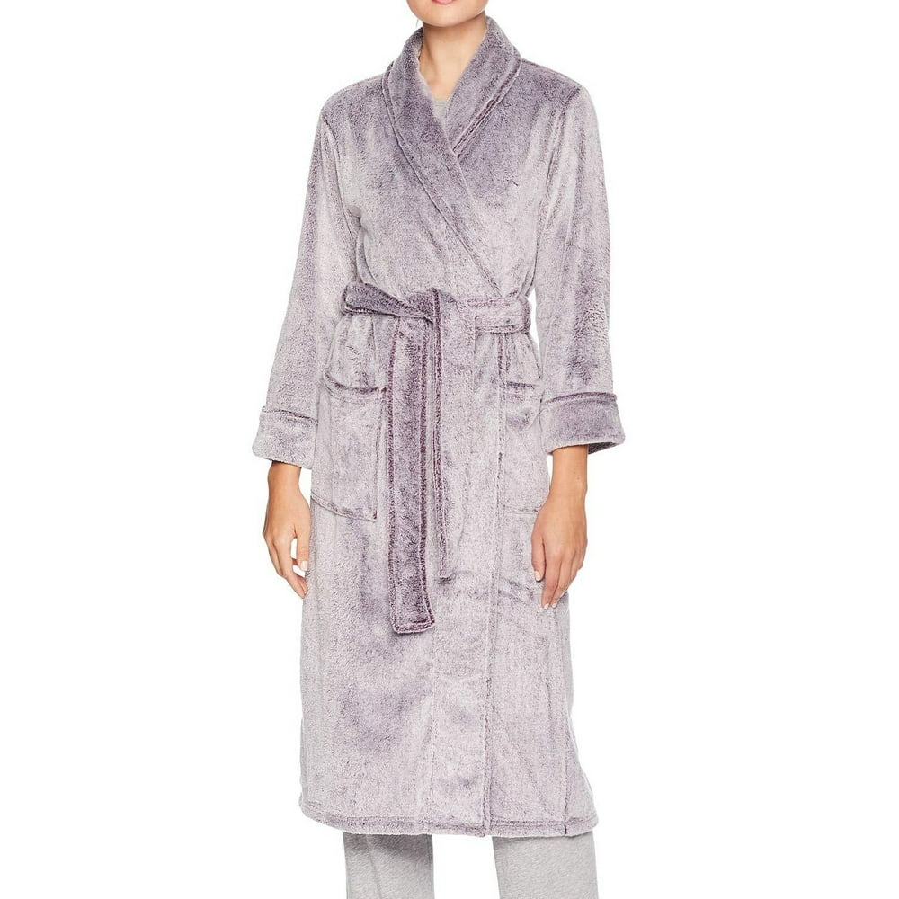Natori Womens Robe Heather Small Frosted Cashmere Fleece S Walmart