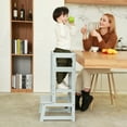 thumbnail image 5 of SDADI LT05G Mother's Helper Adjustable Height Kids Kitchen Step Stool, Gray, 5 of 6