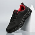 thumbnail image 6 of Ierhent Men Running Shoes Men's Fashion Sneakers Retro Simple Casual Shoes for Men Red,44, 6 of 9