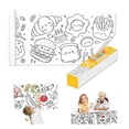 thumbnail image 3 of New Hot DIY Children's Drawing Roll, Coloring Paper Roll for Kids Drawing Paper Roll DIY Painting Drawing Paper, 3 of 5