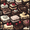 Black Chocolate Cakes, variant on Yayeee Faucet Mat for Kitchen Sink 14.7" Diatomite Long Splash Guard Pad, Floral Orange Pattern