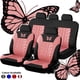 thumbnail image 2 of Fundas Asiento Coche FLhrweasw Mariposa Protector Interior 5 Juegos Rosa, 2 of 3