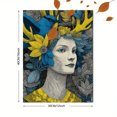 thumbnail image 3 of Qisvanset 12x16 Inch Vibrant Botanical Floral Canvas Print Wall Art, 3 of 5