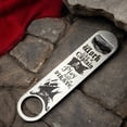 thumbnail image 3 of Hip Flask Plus Work Like a Captain - Play Like a Pirate Stainless Steel Bottle Opener, 3 of 7