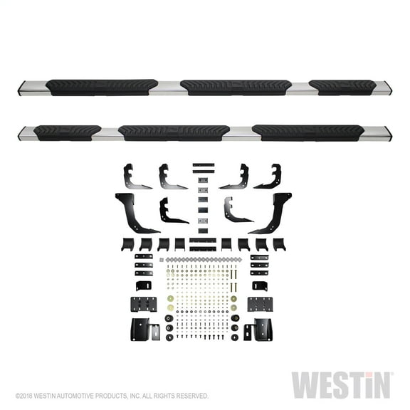 Westin 28-534700 R5 Modular Wheel-to-Wheel Nerf Step Bar Fits 19 1500 Fits select: 2019-2023 RAM 1500 BIG HORN/LONE STAR
