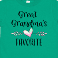 thumbnail image 4 of Inktastic Great Grandmas Favorite- Heart Great Grandchild Boys or Girls Toddler T-Shirt, 4 of 5
