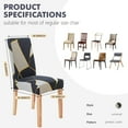 thumbnail image 3 of Chair Covers for Dining Room 4 Pack, Stretch Dining Chair Cover, Washable Spandex Kitchen Parsons Chair Slipcovers,Chair Covers for Home or Party, 3 of 6