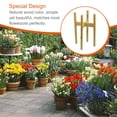 thumbnail image 3 of Yuarrent Soporte para maceta, maceta con fondo de madera, platillo, decoración del hogar, bandejas de adornos, placa de jardinera para ventana de Jardín y Patio Tipo25 Yuarrent HA061367-25B, 3 of 6