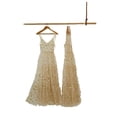 thumbnail image 4 of Mode Bretelles Spaghetti Voir à Travers Tulle Longues Femmes Robes Bling Bling Robe, 4 of 4