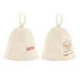 thumbnail image 1 of 2x Sauna Hat Russian Banya Saunahut Saunahattu 100% Lana Fieltro Mujer Hombre, 1 of 9