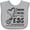 AC-Heather Grey, variant on Inktastic Someone I Love Has Eds- Ehlers Danlos Syndrome Boys or Girls Baby Bib