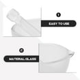 thumbnail image 3 of Miangastore 1 Set Glass Mortars and Pestle and Bowl Mixer Grinding Tools for Science Lab for Lab Grinding Polished, 3 of 8