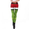 thumbnail image 1 of NADANBAO-MALLAS DE elfo de Navidad para mujer, disfraz de carnaval, medias sexys, pantalones de regalo de vacaciones, ropa de calle con patrón 3D, ropa de Fitness, 1 of 5