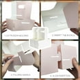 thumbnail image 5 of 2 Cup Disposable Drink Carrier with Handle - MJTYUTMO Kraft Paperboard Cup Holder Disposable Cup Carriers for Hot or Cold Drinks and Coffee, Pink (5 PCS), 5 of 7