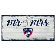 FC Dallas 6'' x 12'' Mr. & Mrs. Script Sign