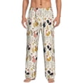 thumbnail image 2 of Kdxio Cartoon Chickens Print Men's Sleep Pajama Pant Lounge Pants with Pockets, 2 of 8