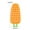 Orange, variant on Blasgw Multiple Segments Are Foldable Fruit Vegetable Cleaning Brush White