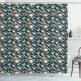 thumbnail image 1 of Ambesonne Spaceship Shower Curtain, Space Exploration, 69"Wx84"L, Multicolor, 1 of 3