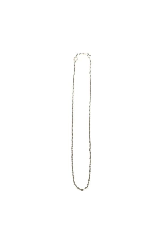 Pre-Owned HERMES Chaine d'Ancre Sellier Necklace, Sterling Silver 925 Chain Accessory, Silver,...
