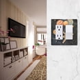 thumbnail image 5 of Yayeee Rocker Switch Wall Plate 1-Gang 4.6"x2.9" Home Decorative Outlet Cover, Retro Watercolor Planet, 5 of 6