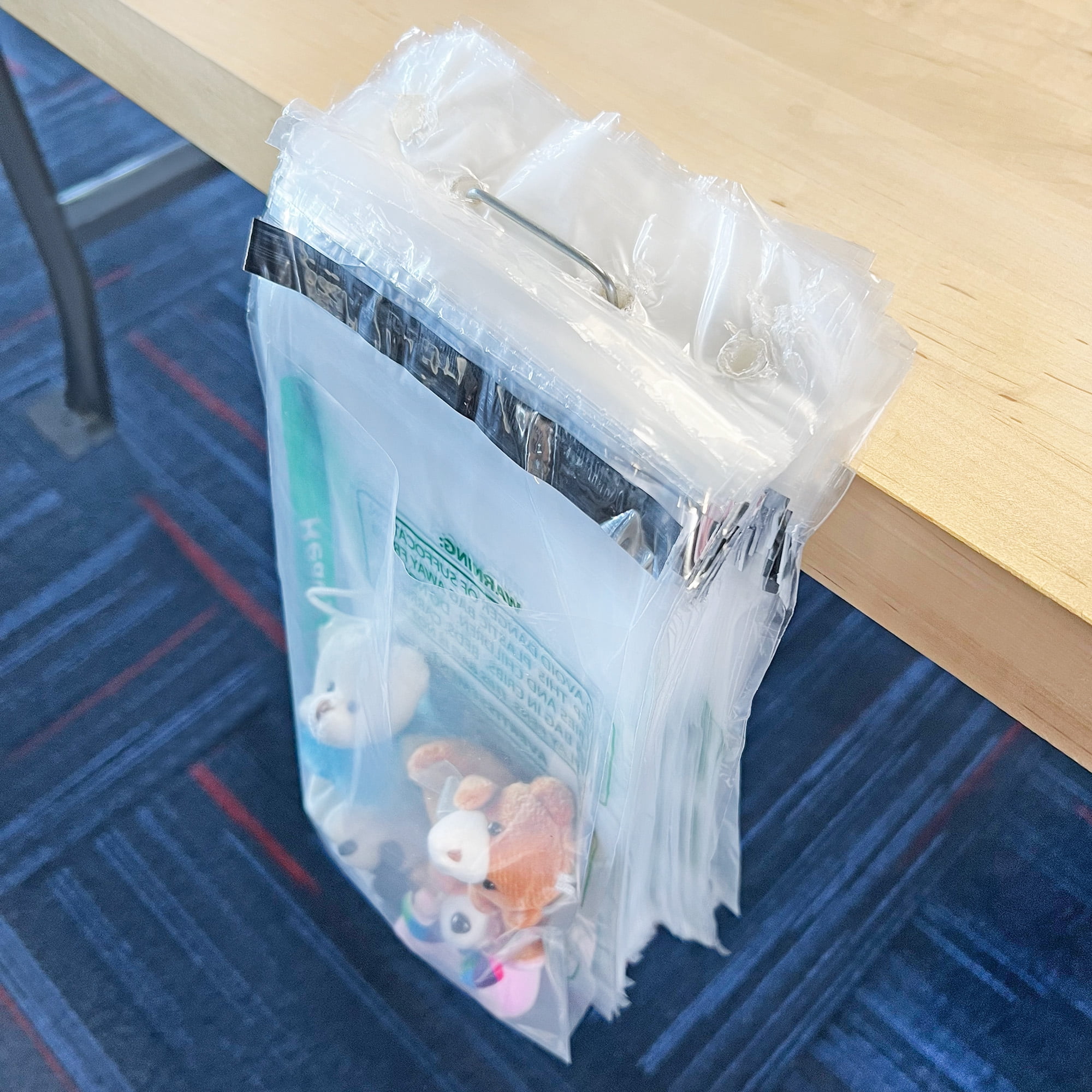 Plymor Ready to Ship 1.5 Mil Wicketed Poly Bags with Permanent Adhesive Strip and Suffocation Warning, 6" x 9" (Pack of 250)