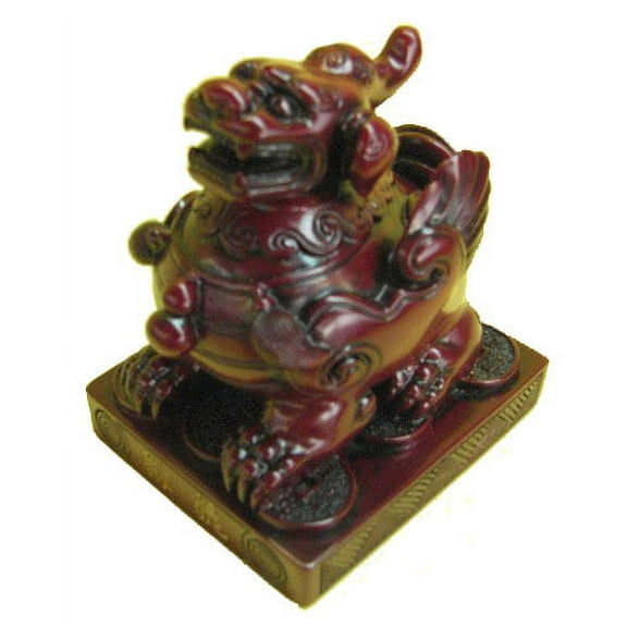 2 Inch Red Pi Yao, Pi Sou Statue
