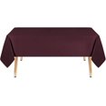 thumbnail image 4 of LAICAIW Nappe Rectangulaire 210 G/m2 - Nappe en Microfibre Robuste Résistante à l'Eau, Housse de Table Décorative pour Usage Extérieur et Intérieur (Bourgogne, 52 X 70 Pouces), 4 of 7