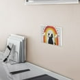 thumbnail image 5 of Yayeee Toggle Light Switch Wall Plate 2-Gang 4.56"x4.48" Decorative Outlet Cover, Black Cat Rainbow, 5 of 7
