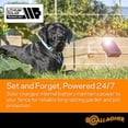 thumbnail image 4 of 7024572 FENCE ENERGIZER SOLAR S6 Gallagher S6 Solar-Powered Fence Energizer .74 mi. Black (Pack of 1), 4 of 6