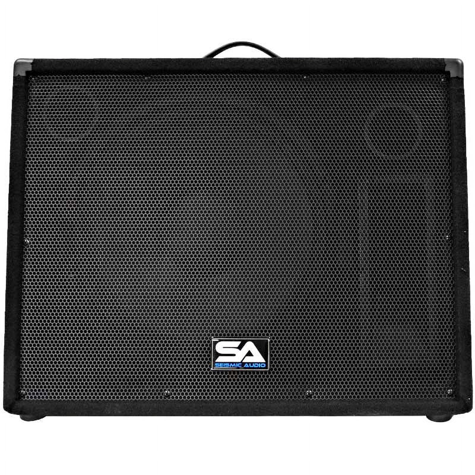 Seismic Audio PAIR 15" Floor Monitors Stage/Studio PRO PA/DJ Speakers - SA-15M.3