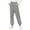 Z2-Gray-cinch bottom joggers sweatpants, variant on MKOSPLRT 5-15 Years Cinch Bottom Joggers for Kids Boys Girls Baggy Sweatpants Elastic Waist Solid Athletic Sweatpants with Pocket
