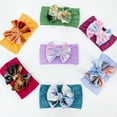 thumbnail image 2 of 1Pcs Tie Dye Bowknot Baby Headband Elastic Turban Hairband Baby Girl Headbands Hair bands for Baby Girls Hair Accessories, 2 of 6