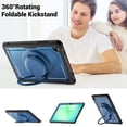 thumbnail image 7 of XYX Case for Samsung Galaxy Tab A11+ Plus 11 Inch 2025/A9+ Plus 2023 with Rotating Stand, Shoulder Strap, 2in1 Shockproof Cover, Navy Blue, 7 of 7