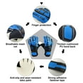 thumbnail image 4 of Guantes de portero para adultos Guantes de fútbol de látex antideslizantes para hombres y yeacher Mitones, 4 of 7