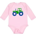 thumbnail image 3 of Inktastic Cute Green Tractor Boys or Girls Long Sleeve Baby Bodysuit, 3 of 5